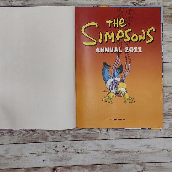 The Simpsons Altered Book Journal, Recycled Diary - Picture 12 of 16